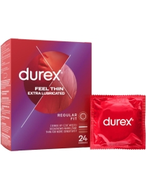 Презервативы Durex Feel Thin Extra lubricated  24 шт.