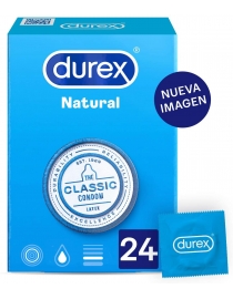 Prezervatīvi Durex Natural Plus 24 gab.