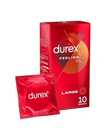 Prezervatīvi Durex Feeling XL 10 gab. kastīte