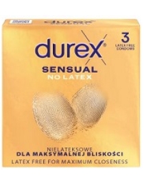 Презервативы Durex Sensual NO LATEX 3 шт.