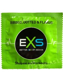 Презервативы EXS Ribbed, Dotted & Flared