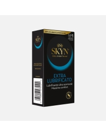 Prezervatīvi LifeStyles SKYN Extra Lubricated 9 gab. kastite
